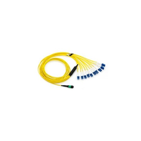 Cable Wholesale Plenum Fiber Optic Cable, 100 Gigabit Ethernet CFP/CXP 100GBase-SR10 to MTP(MPO)/LC (10 Duplex MPLC-22005